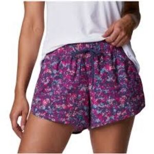 Columbia Bogata Bay Stretch Floral Printed Shorts NWT size XXL